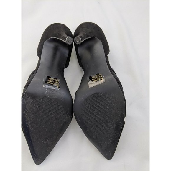 Penny Loves Kenny Women's Heels Shoes Size 7 Pumps Point-Toe T-Strap Black - Picture 8 of 11